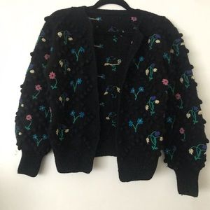 Vintage Knit Cardigan Sweater